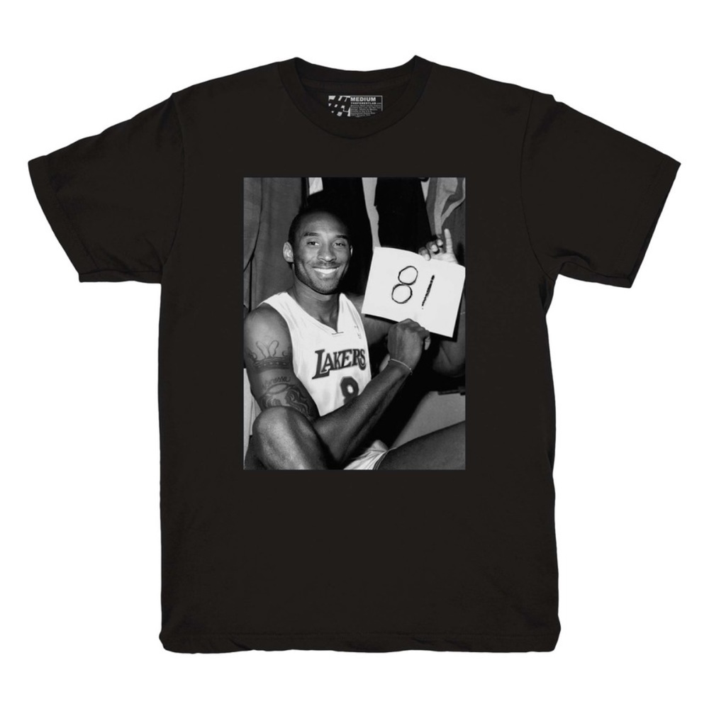 The Forest Lab Kobe Bryant Black Mamba 81 Point T-Shirt